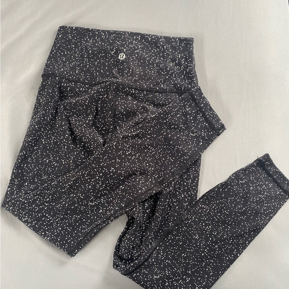 speckled lululemon leggings size 4 - Picture 1 of 5